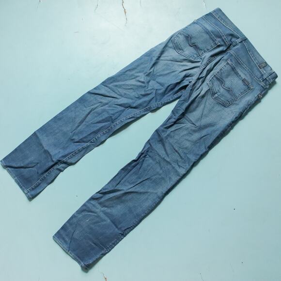 7 For All Mankind Standard Straight Leg Button Fly Mens Jeans Size 30 Waist - Picture 10 of 10
